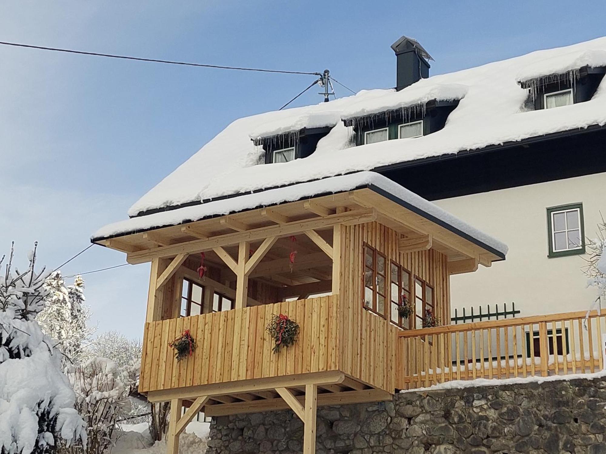 Haus Enzian Apartment Hinterstoder Exterior foto